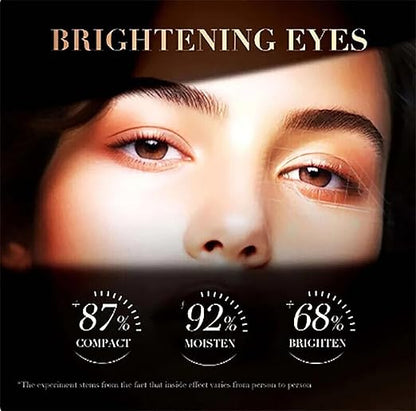 Retinol Caffeine Eye Brightening Cream – Brightening eyes with Anti-aging eye cream that improves wrinkles, reduces dark circles, puffiness, and fine lines while deeply hydrating and restoring skin’s natural barrier. Formulated with retinol, caffeine, and plant-based ingredients for rejuvenated, youthful-looking eyes