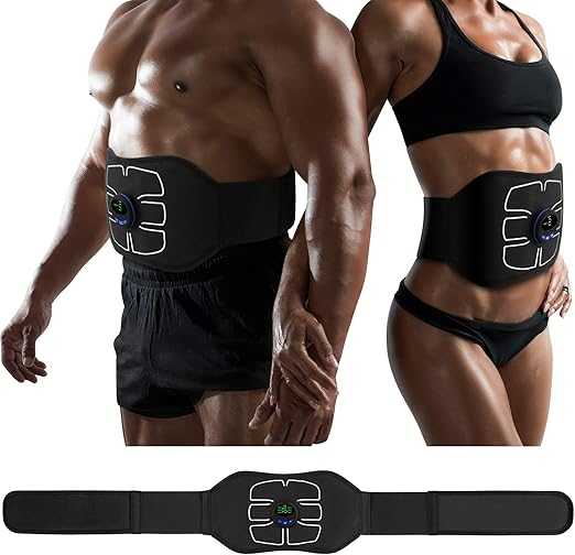 Abdominal Toning Belt Workout, ABS Stimulator.