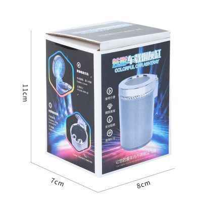 Car Ashtray Creative LED Portable Multifunctional Ashtray With Light
