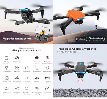 E99 Drone Camera – Foldable HD Quadcopter with 720p Wi-Fi Camera & 30 Min Flight🚁✨.