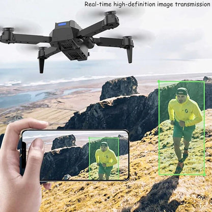 E99 Drone Camera – Foldable HD Quadcopter with 720p Wi-Fi Camera & 30 Min Flight🚁✨.