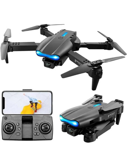 E99 Drone Camera – Foldable HD Quadcopter with 720p Wi-Fi Camera & 30 Min Flight🚁✨.