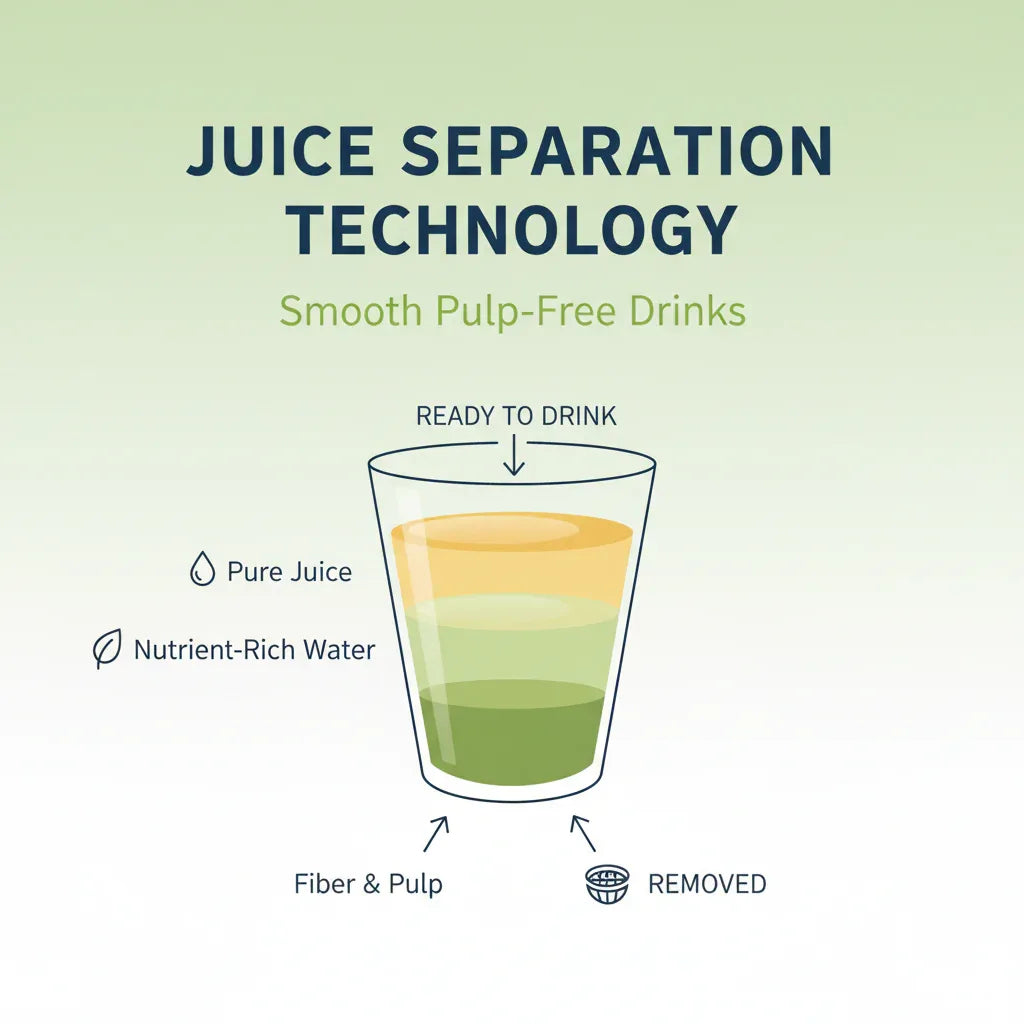 Juice Separation Infographic