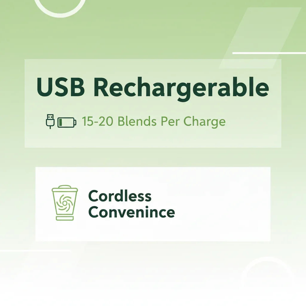 USB Rechargeable Infographic