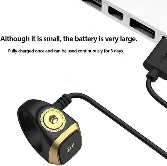 Zikr Ring – Smart Islamic Prayer Ring with Tasbeeh Counter, Prayer Reminders, Bluetooth & OLED Display.